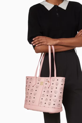 Small Liz Shopper Bag in Visetos Canvas