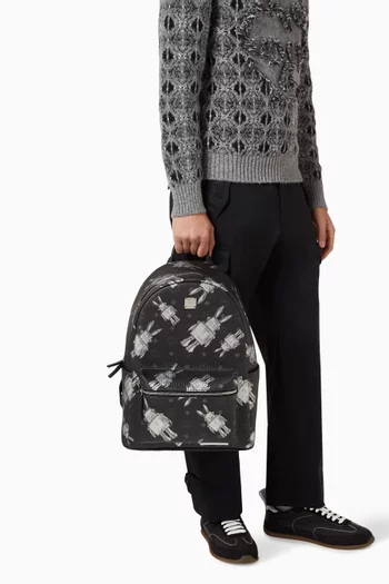 Medium Stark Backpack in Visetos Monogram Canvas