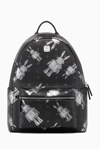 Medium Stark Backpack in Visetos Monogram Canvas