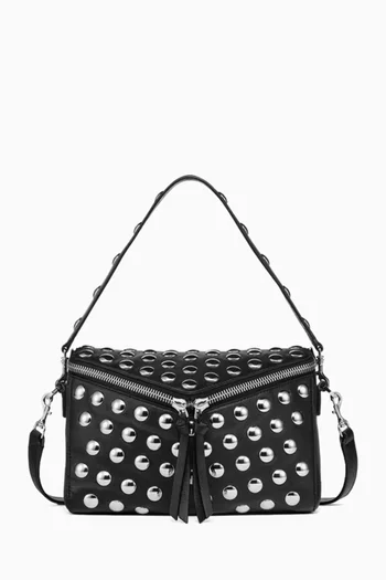 Diamant 3D Shoulder Bag in Leather