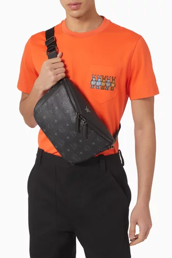 Small Diamant 3D Crossbody Bag in Visetos Canvas