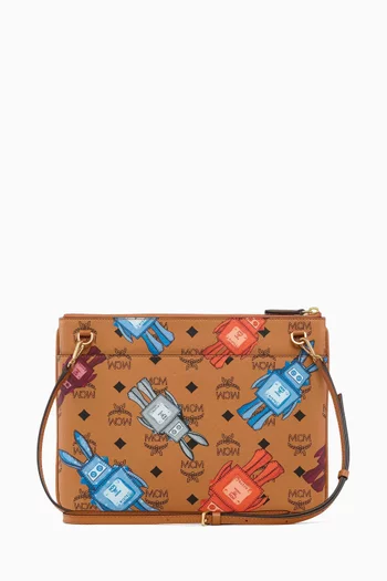 Medium Aren Pouch in Visetos Monogram Canvas