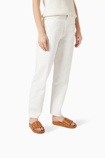 Monogram Slides in Rubber