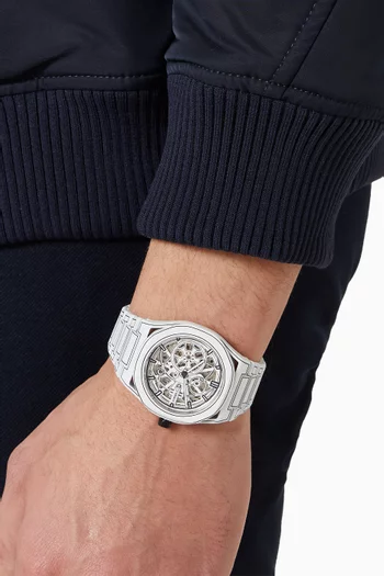 Skeleton Mechanical Watch, 40mm