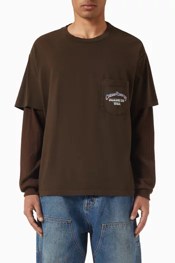 Country Road Boxy Pocket Thermal T-shirt