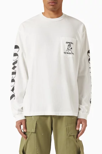 Cowboys Pocket T-shirt in Cotton