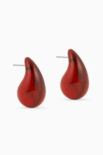 The Lucite Gia Earrings in Resin