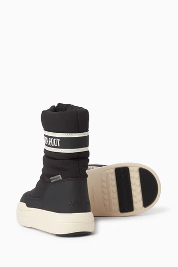 Park Zip High Boots in Nylon