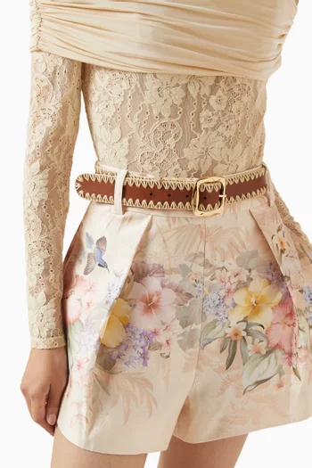 حزام كايا جلد محاك