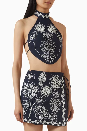 بلوزة إيلاي قصيرة