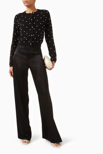 Dollie Embellished Cardigan in Cashmere