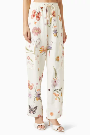 بنطال سيرافين كتان