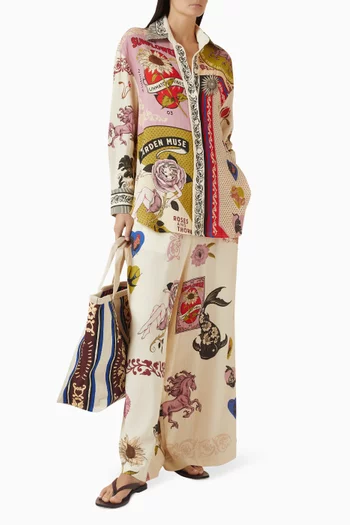 قميص أناستازيا مزيج فيسكوز