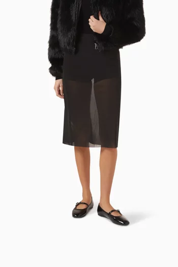 Halo Mary Jane Flats in Crinkle Patent Leather