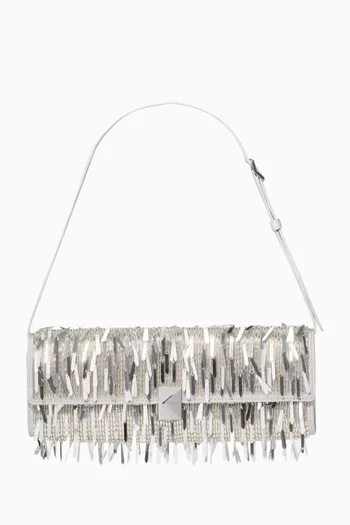 حقيبة كتف ديكو ميني بتطريزات