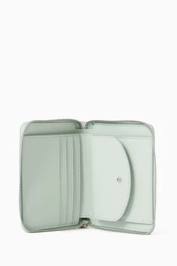 محفظة لوب بسحّاب محيط جلد