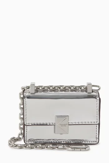 حلية حقيبة نانو بتصميم حقيبة ديكو جلد لامع