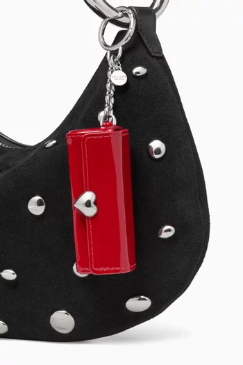 Lipstick Bag Charm in Patent Leather