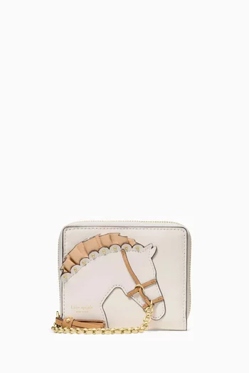 Saddle Up Compact Wallet in Leather