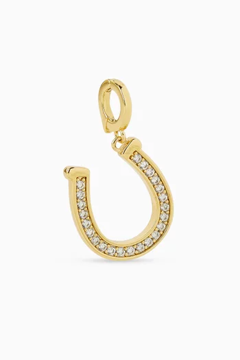 حلية One in a Million على شكل قلب معدن مطلي