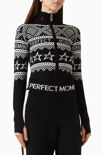 بودي سوت هوليداي منسوج من صوف مارينو