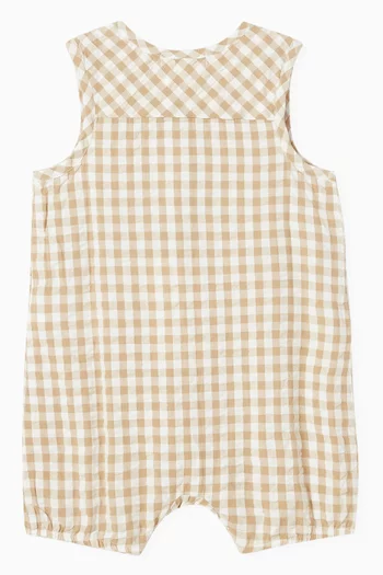 رومبر بنقشة غينغهام ولاما