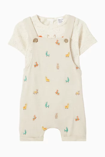 أوفرول مطرز بلاما