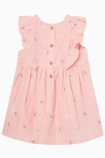 Swallow Ruffle Dress in Organic Cotton