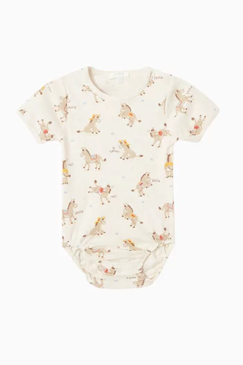 Si Senor Bodysuit in Organic Cotton