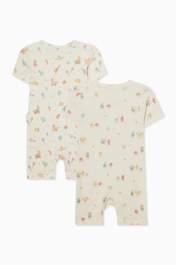 طقم لباس قطعة واحدة شورت، قطعتان