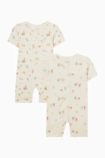 طقم لباس قطعة واحدة شورت، قطعتان