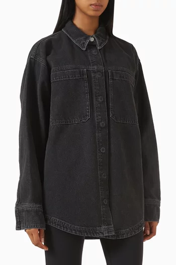 Oversized-fit Shirt in Denim