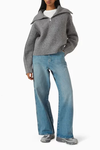 Polar Half-zip Sweater in Knit