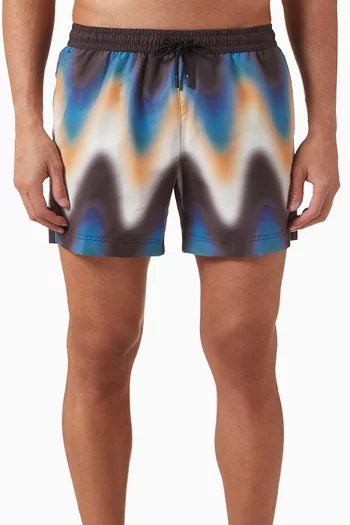  Gradient Wave Classic Swim Shorts