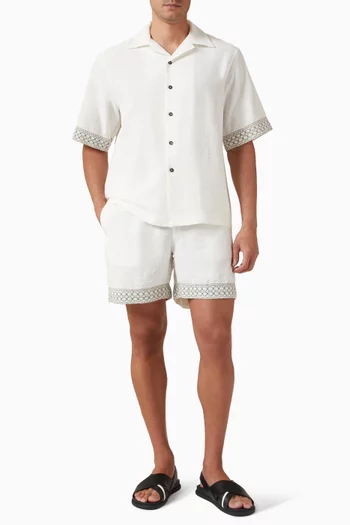 Crochet Trim Resort Shorts