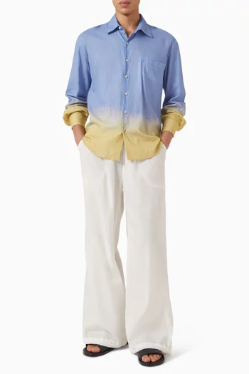 Ombre Slim Fit Shirt