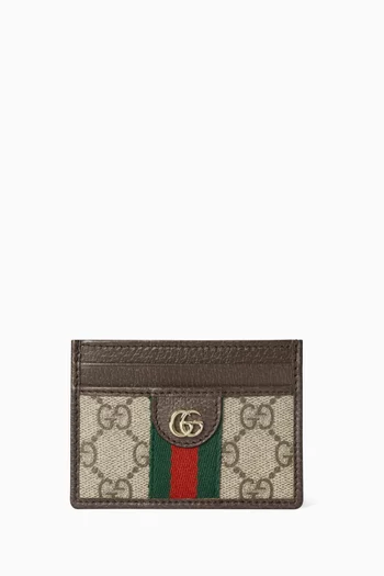 حافظة بطاقات أوفيديا بشعار حرفي GG