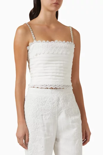 Amatista Top in Linen