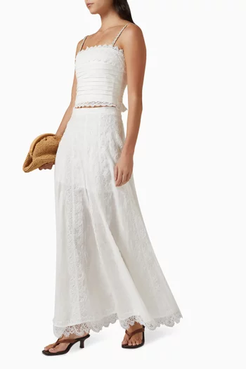 تنورة ريسبلاندور طويلة