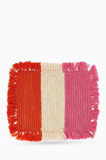 مفرش أطباق فيك بشرّابات