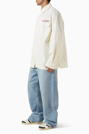 قميص عمال كوركوران قطن