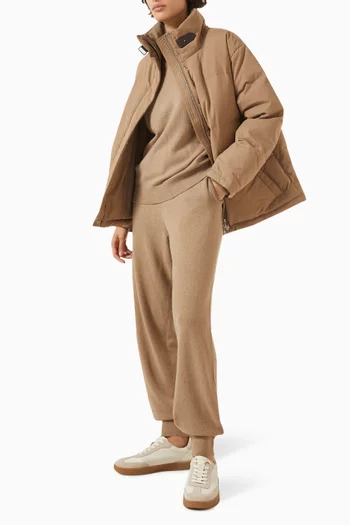 سترة سيمبليستي بفتحة رقبة مستديرة صوف وكشمير