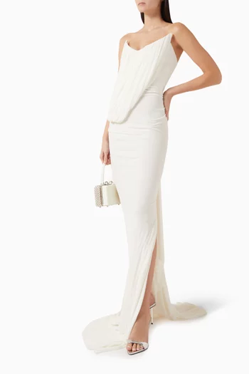 Natural Drape Gown in Jersey