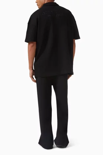 002 Logo Polo T-shirt in Cotton