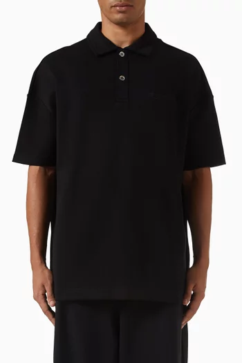 002 Logo Polo T-shirt in Cotton