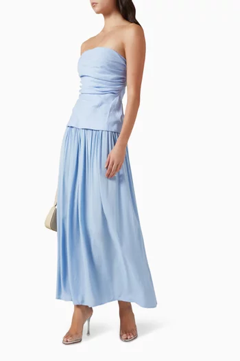 Hedy Maxi Dress in Linen European Flax®