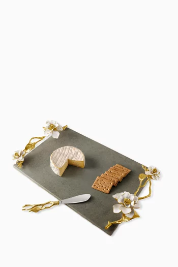Gardenia Cheeseboard with Knife