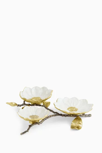 Vintage Bloom Triple Dish