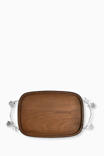 White Orchid Bread Board