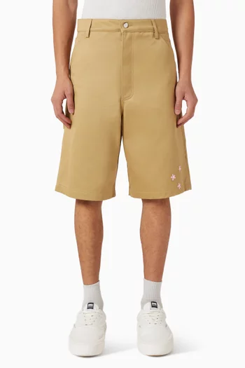 Bloom Worker Shorts in Cotton